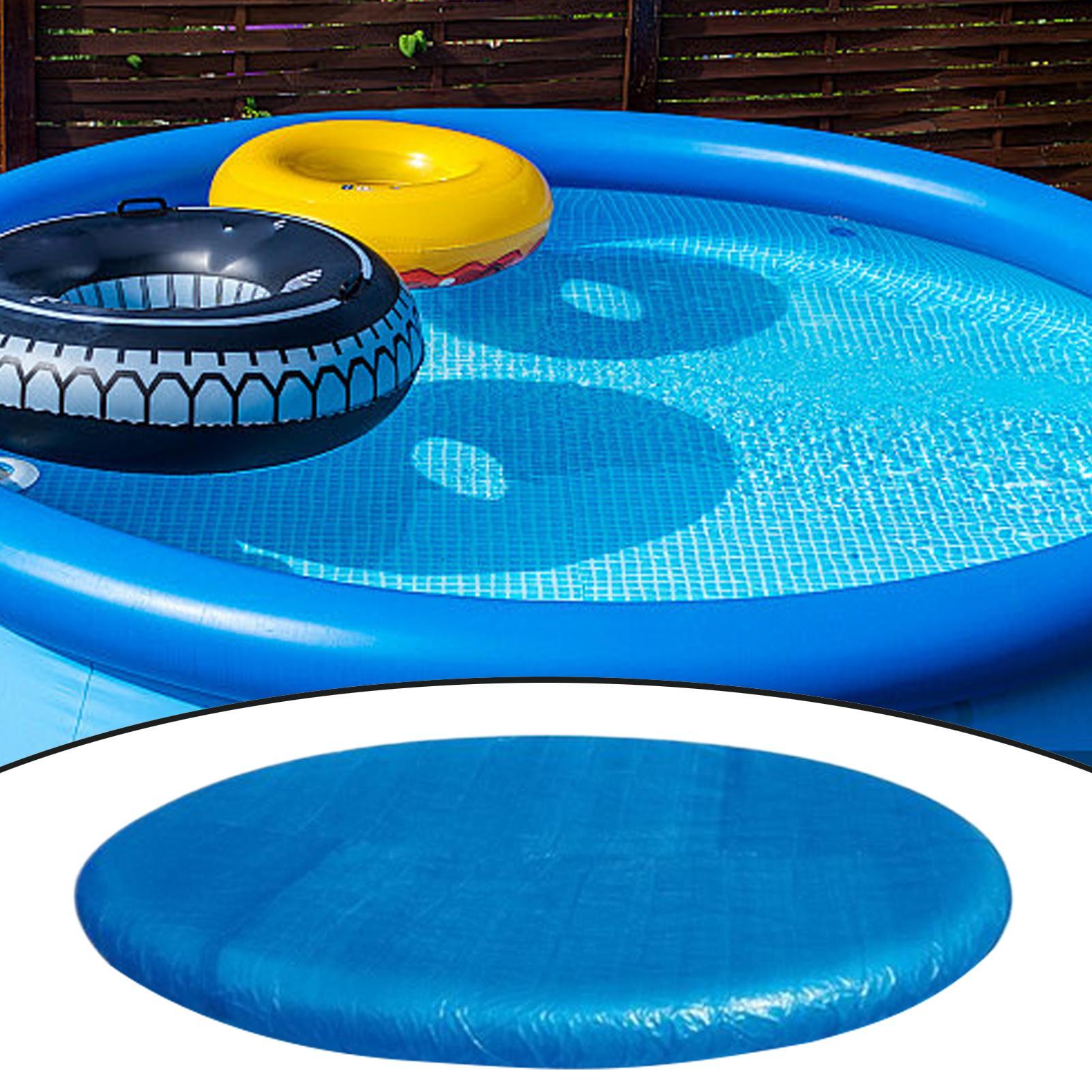 PE Waterproof Pool Mat Round P - Pool Cover Waterproof ulasan dan harga