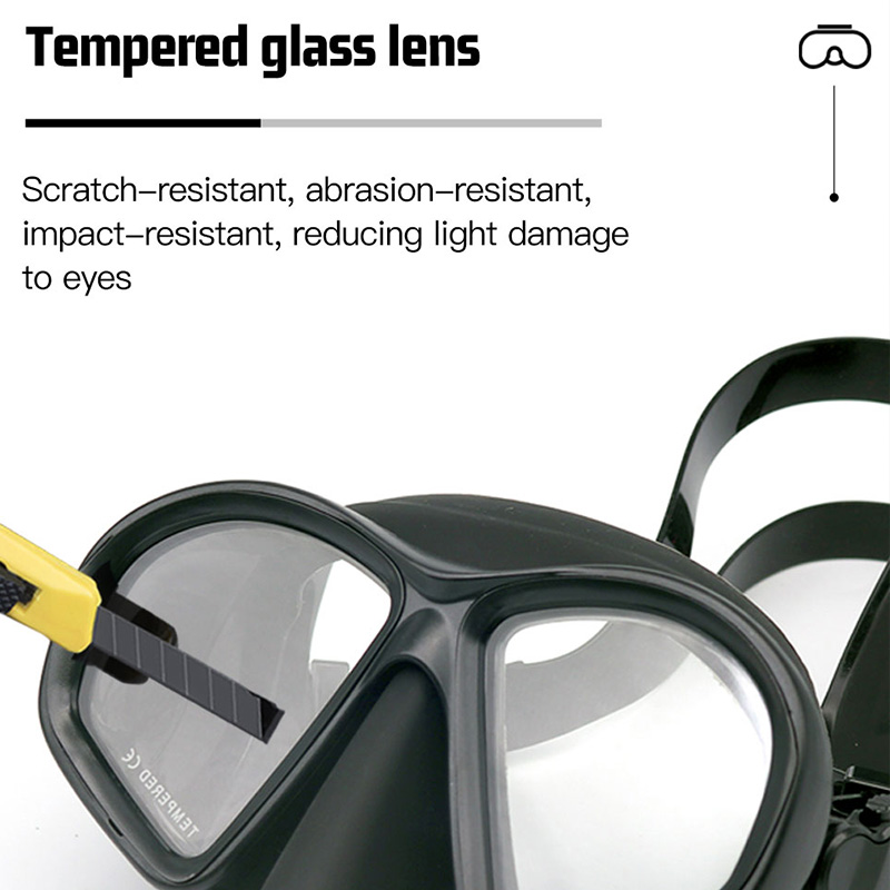Wet Low Capacity Tempered Glas - Snorkel Mask Full Face ulasan dan harga