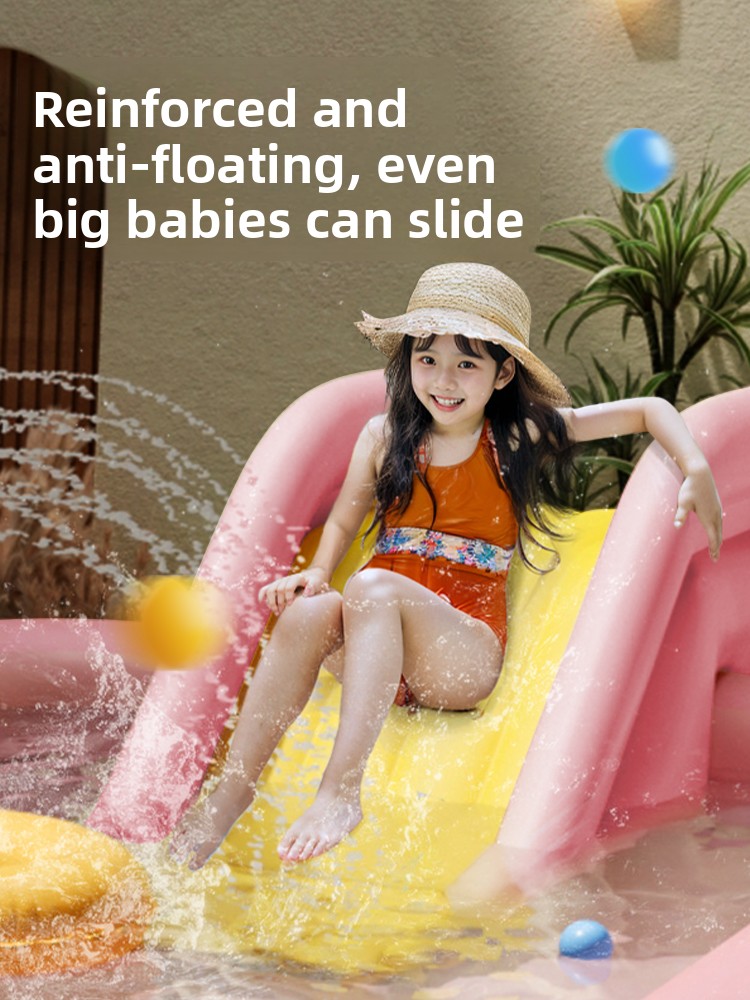 Inflatable Pool With Sunshade  - Water Slide Inflatable ulasan dan harga