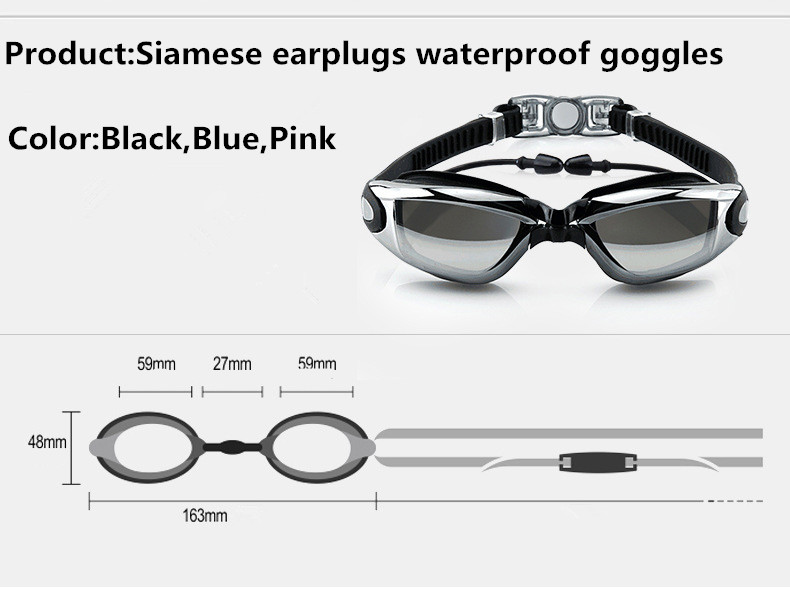 Swimming Goggles Adult Pool Gl - Swim Goggles Anti Fog Uv ulasan dan harga