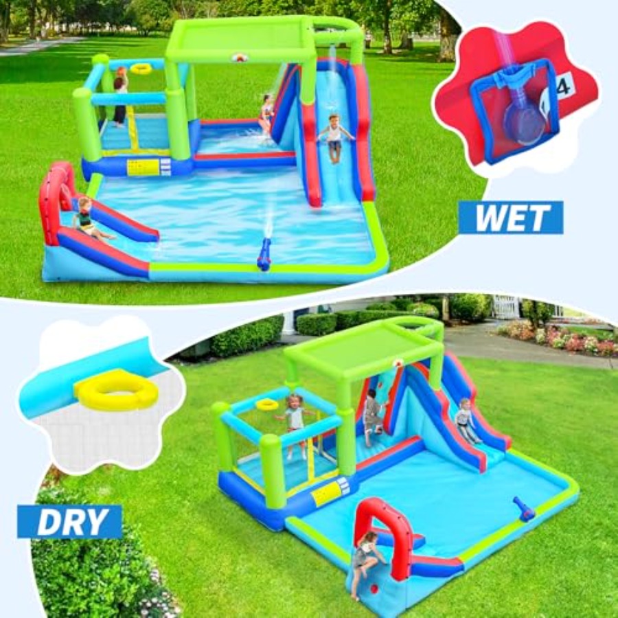 Inflatable Water Slide Water P - Water Slide Inflatable ulasan dan harga