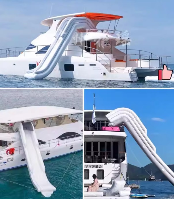 Inflatable water yacht slide b - Water Slide Inflatable ulasan dan harga