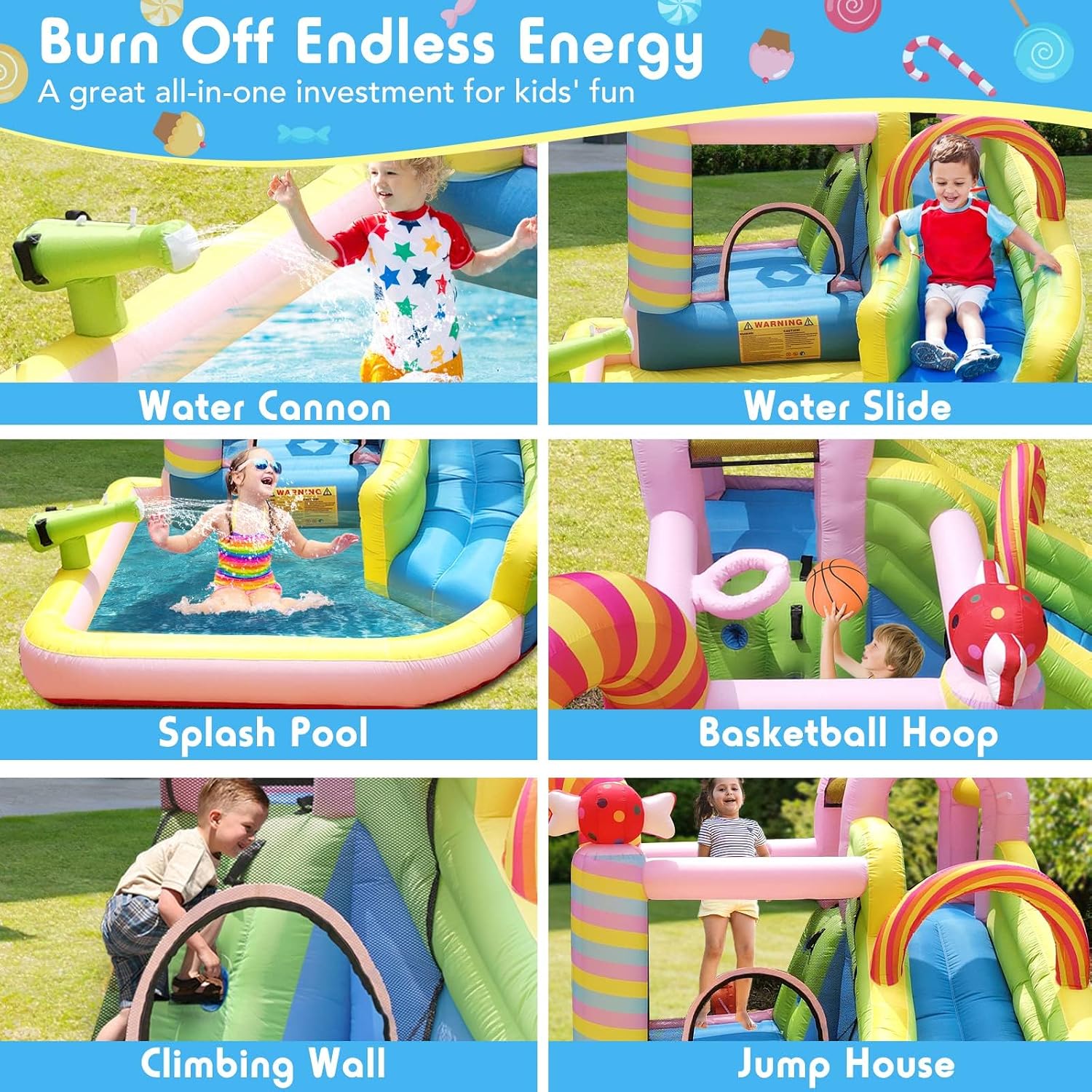 Inflatable Bounce House for Bi - Water Slide Inflatable ulasan dan harga