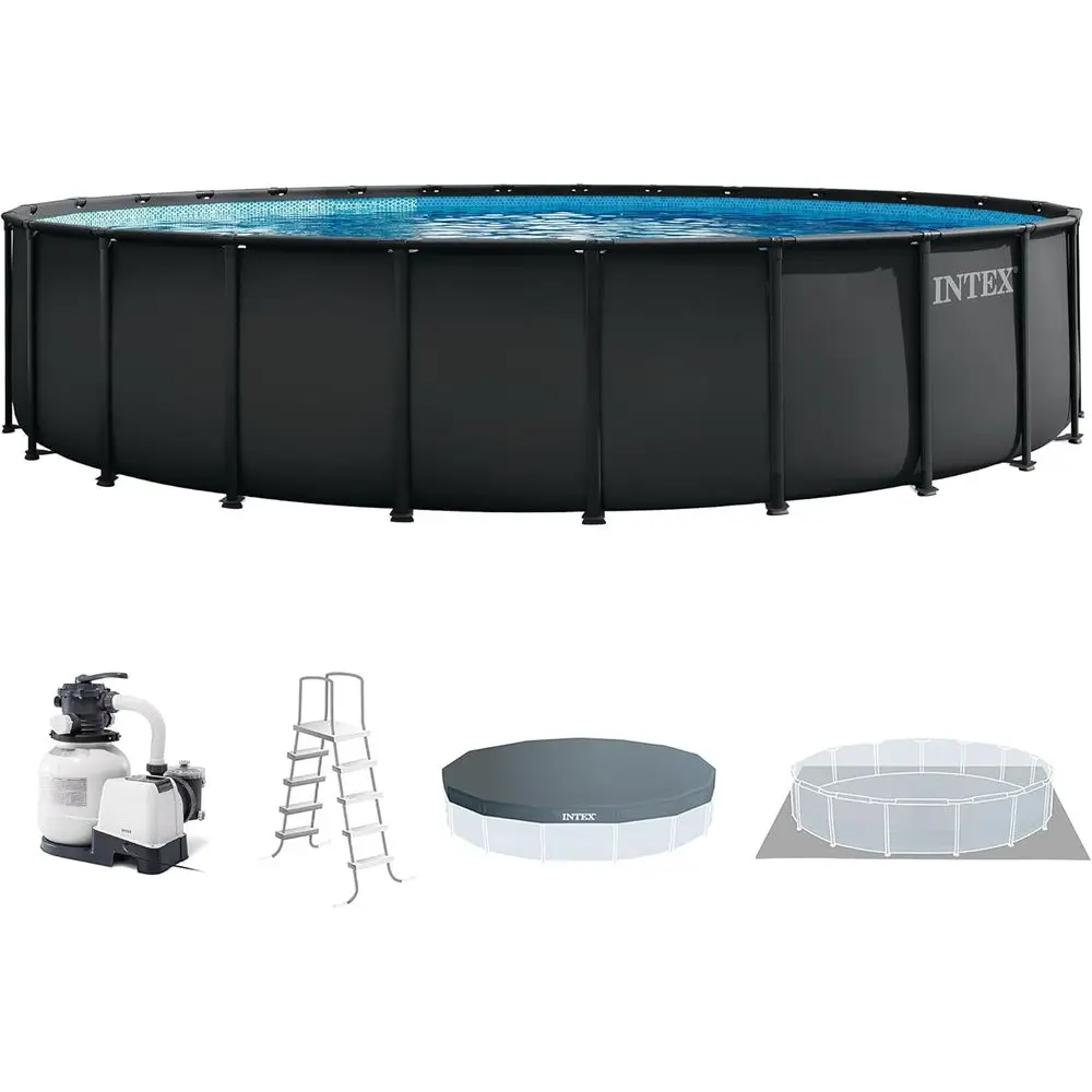 Round 24 ft x 52 in Above Grou - Pool Ladder Above Ground ulasan dan harga