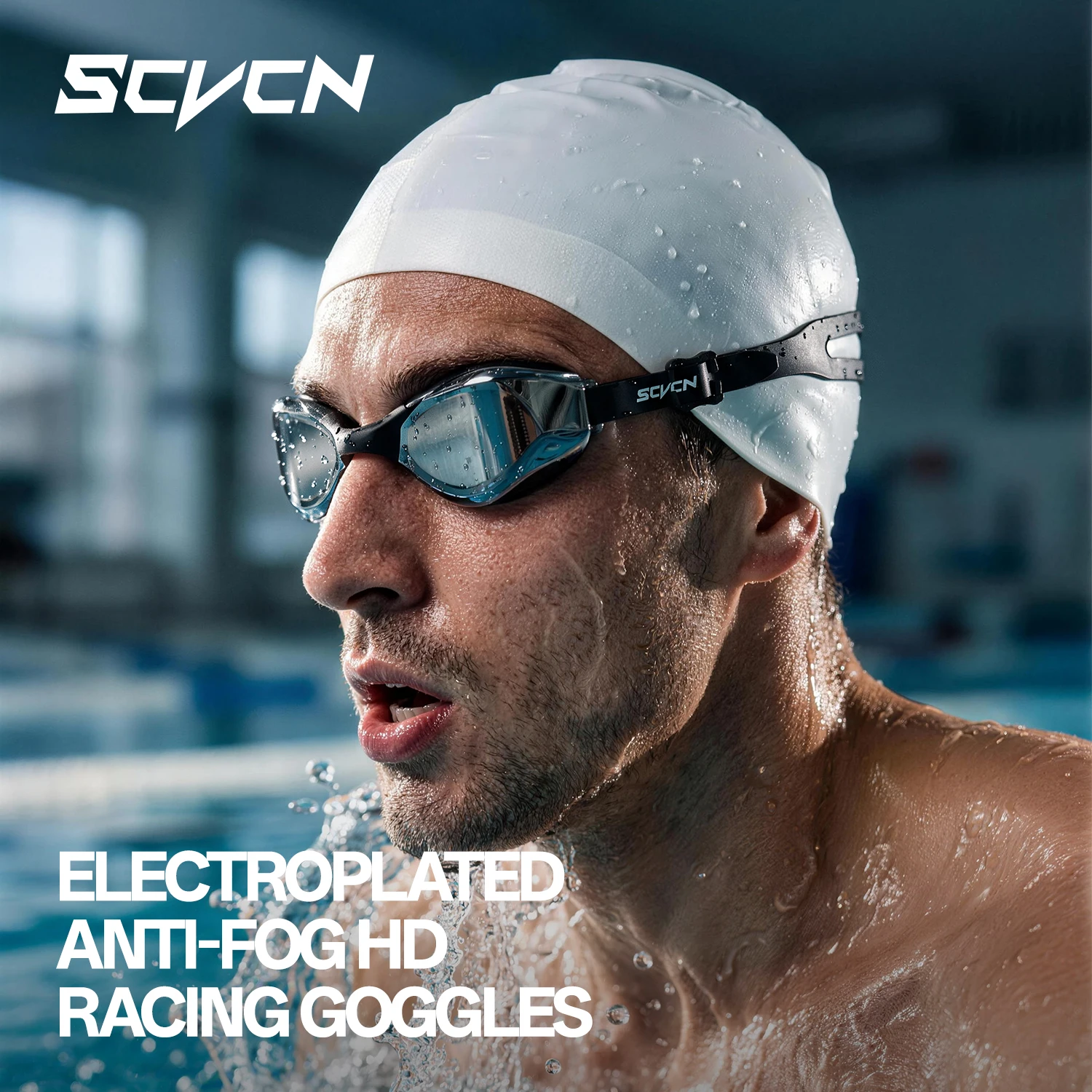 SCVCN New Professional HD Swim - Swim Goggles Anti Fog Uv ulasan dan harga